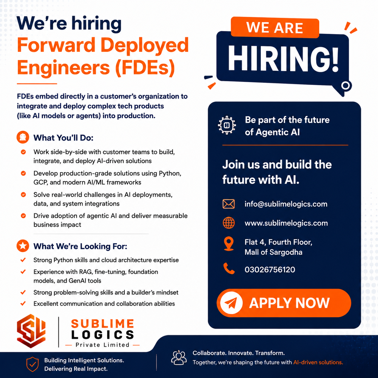 Senior Forward Deployed Engineer (FDE)